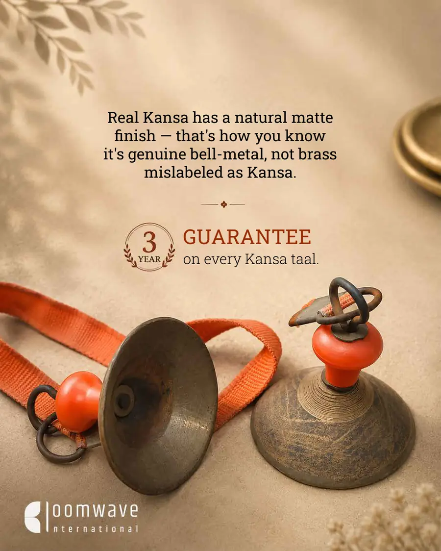 Real Kansa matte finish and 3-year guarantee